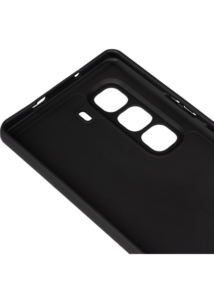 Infinix Hot 50 Pro Plus 4g Kılıf Ata Biye Silikon - Kırmızı modelleri