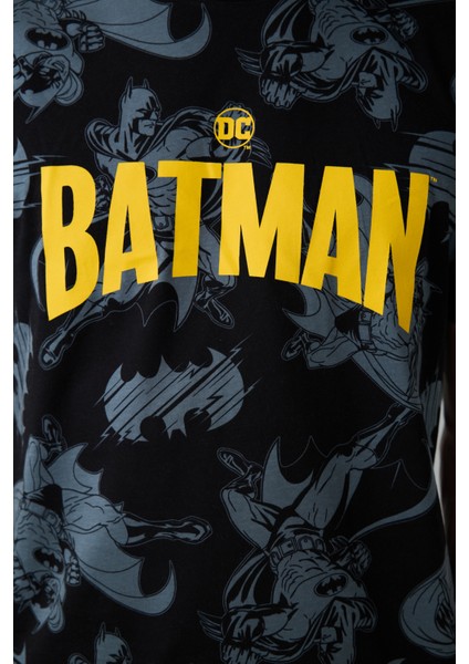 Batman Çok Renkli Pantolonlu Pijama Takımı