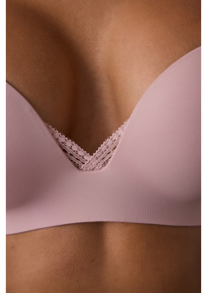 Kirli Pembe Eliza Balensiz Push Up Sütyen