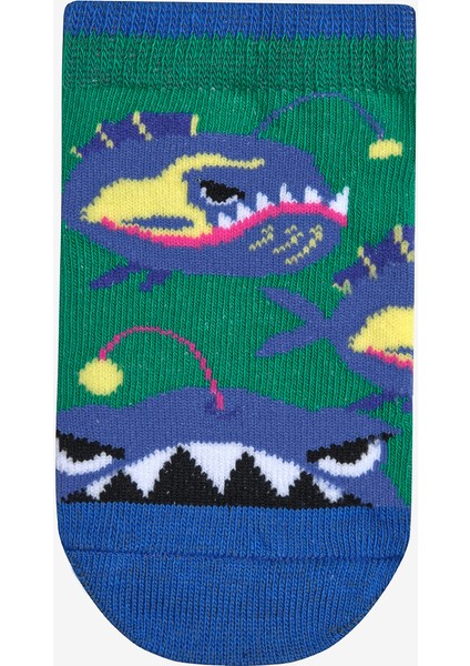 Erkek Çocuk Deep Sea 4lü Patik Çorap