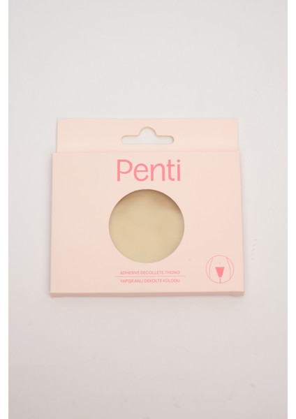 Yapışkanlı Bej Dekolte Külodu indirimleri