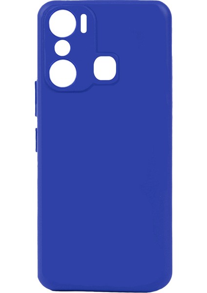 Infinix Hot 20I Kılıf Ata Biye Silikon-Mavi