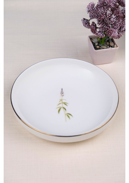 Tabak Evi Porselen Natura Karma Altın Yaldız Çukur Tabak 18,50CM 6 Lı fırsatları