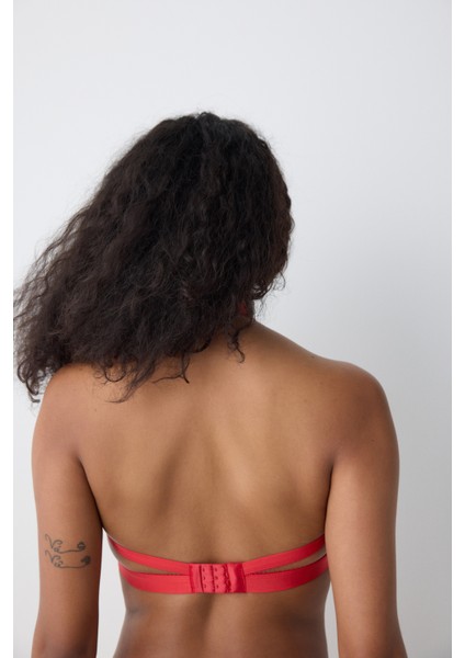 Halter Wire Kırmızı Sütyen - Penti Loves Paris Koleksiyonu