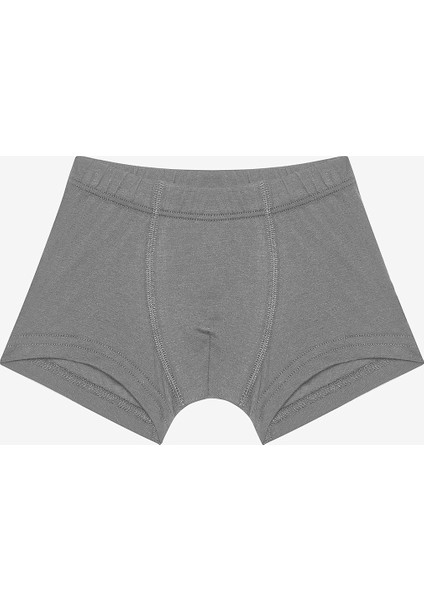 Erkek Çocuk Siyah Solid 3lü Çok Renkli Boxer