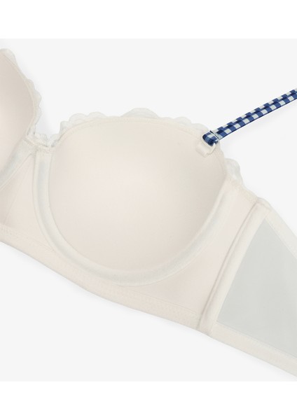Lotus Lace Kırık Beyaz Straplez Sütyen indirimleri