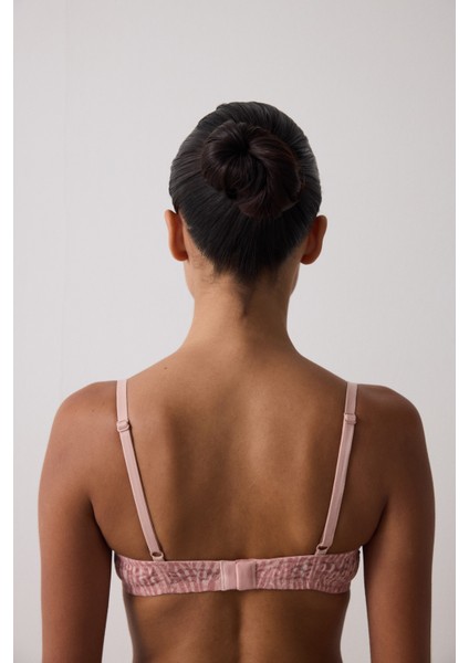 Açık Gül Kurusu Daylift Dantelli Toparlayıcı Balenli Sütyen modelleri