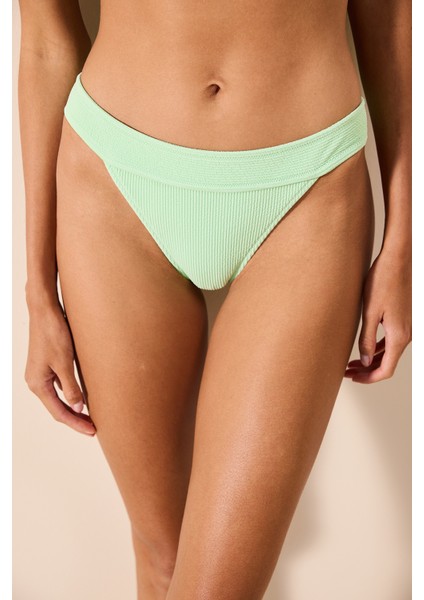 Sage Super Dokulu Açık Yeşil Bikini Altı