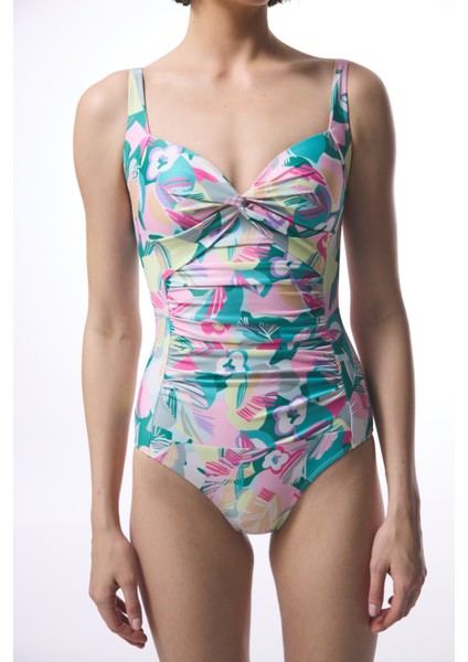 Renkli Sheila Büzgülü Mayo