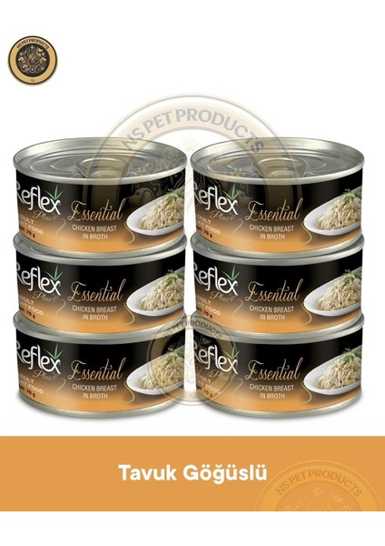 Plus Essential Kedi Tavuk Göğüslü 6X70GR