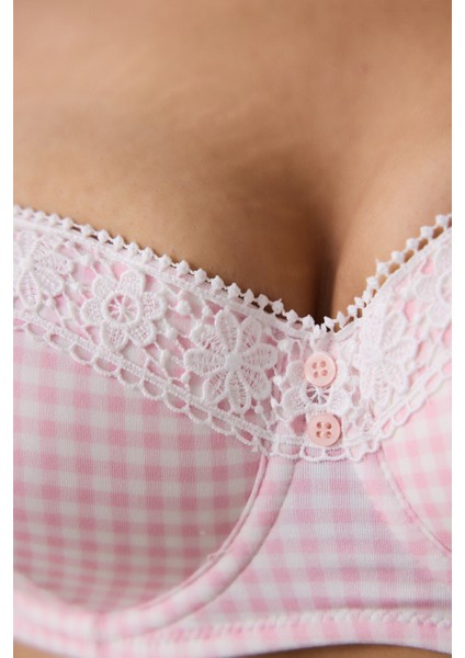 Bloom Printed Pembe Sütyen modelleri