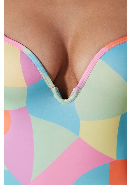 Aqua Push Up Çok Renkli Mayo indirimleri