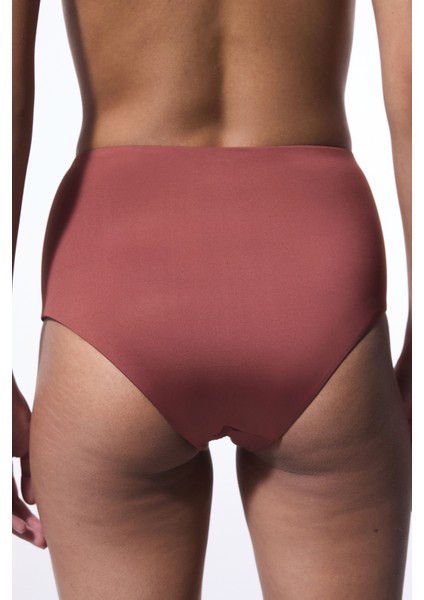 Açık Kahverengi Astrid High Yüksek Bel Bikini Altı