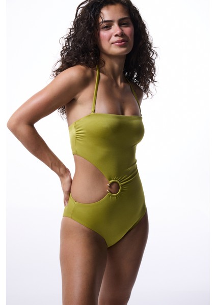 Yeşil Rımını Manokini indirimleri