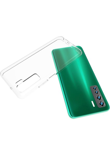 Huawei P40 Lite 5g Kılıf Ata Süper Silikon Kapak-Renksiz
