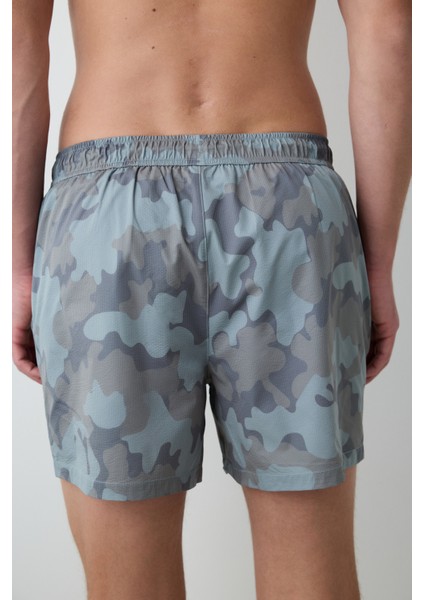 Kamuflaj Safari Erkek Şort Mayo