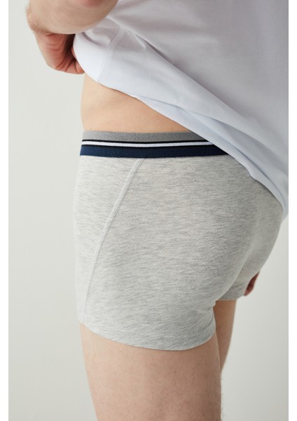 Erkek Pamuklu Mix Basic Same Tape 2li Boxer