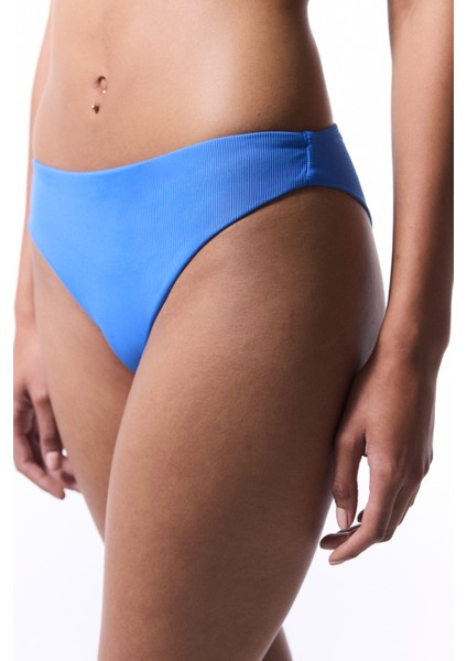 Ophelia Minimal Kesim Mavi Hıpster Bikini Altı