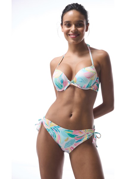 Yaprak Desenli Dream Push Up Bikini Üstü indirimleri