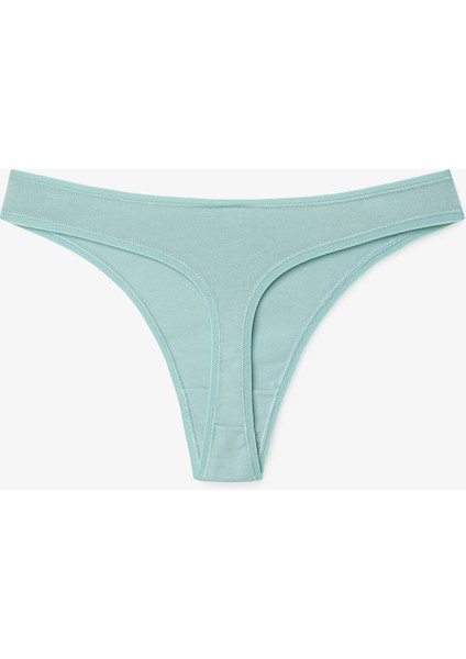 Cherry Bloom Çiçekli Düşük Bel 3'lü Tanga Külot