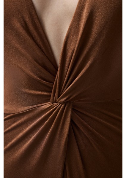 Kahverengi Trıcıa Monokini modelleri