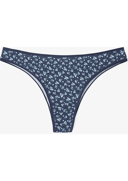 Çiçekli Night Dreams Düşük Bel 3'lü Brazilian Külot