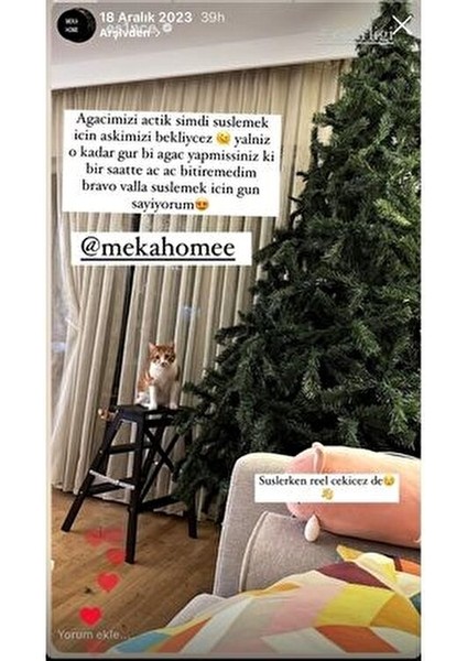 210 cm Yılbaşı Ağacı 780 Gür Dallı Metal Ağaç