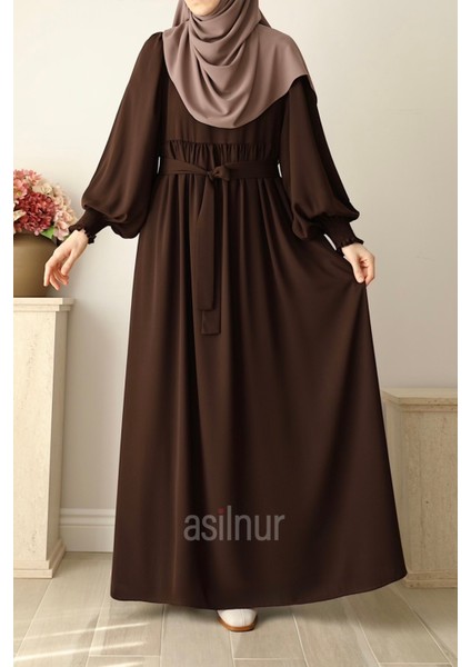 Rana Balon Kol Ferace Kahverengi fırsatları