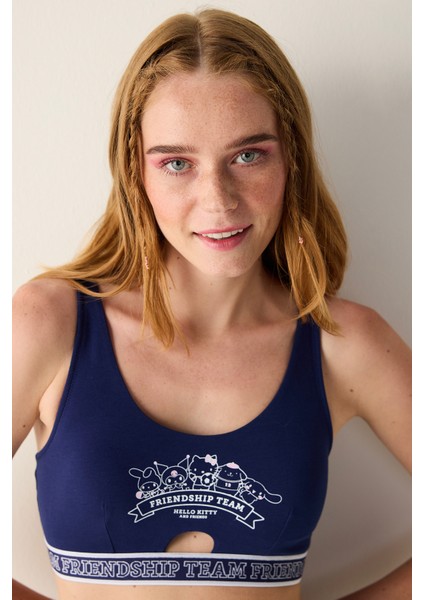 Removable Padded Lacivert Üst - Sanrio Koleksiyonu modelleri