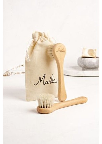 %100 Doğal At Kılı Yüz Bakım Fırçası fırsatları