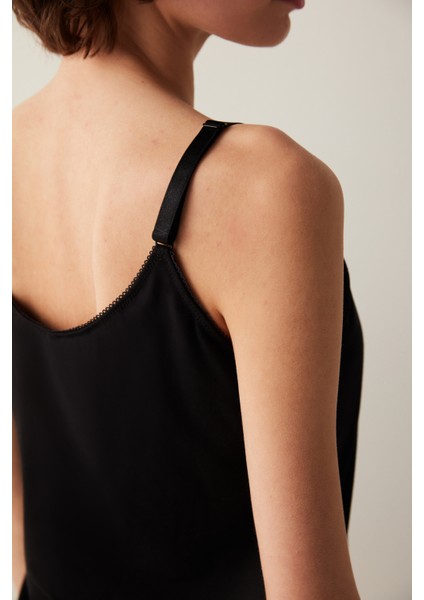 Siyah Penti Mama Anne Emzirme Atleti