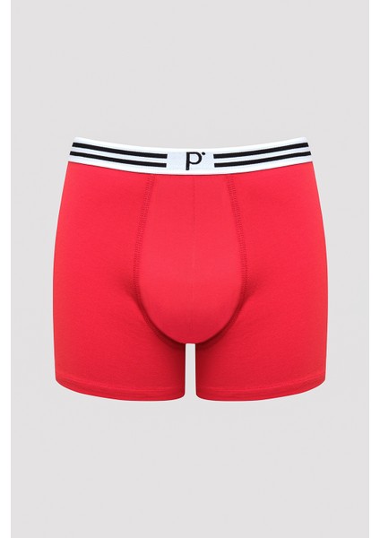 Erkek Pamuklu Renkli 3lü Boxer