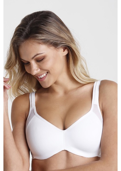 Beyaz Büyük Beden Toparlayıcı Balenli Sütyen fırsatları