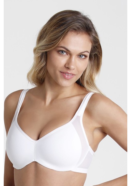 Beyaz Büyük Beden Toparlayıcı Balenli Sütyen indirimleri
