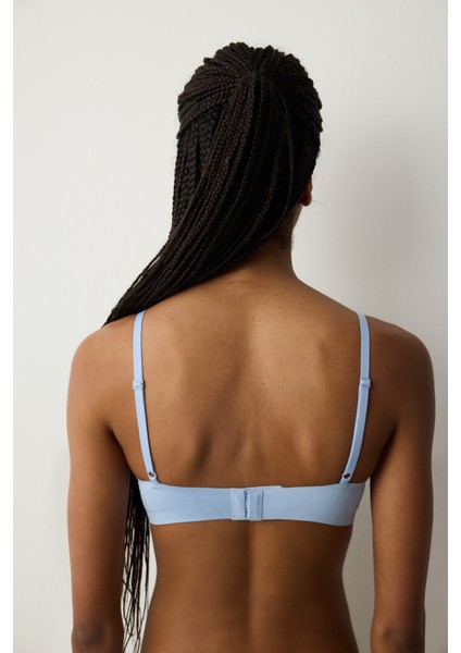 24 Saat İz Bırakmayan Mavi Bralet modelleri