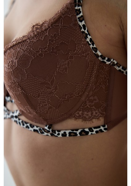 Fervour Leo Kahverengi Sütyen