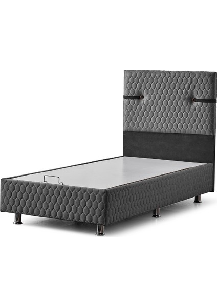 Aston Baza Başlık Gri Tek Kişilik (Yatak Hariç) 90X190 cm fiyatları