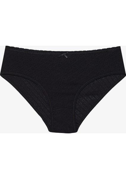 Soft Pointel Basic 3lü Çok Renkli Hipster Külot