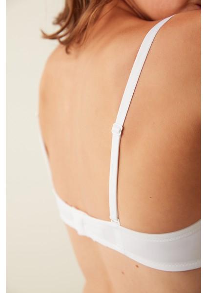 Optik Beyaz Wowbra Push Up Sütyen