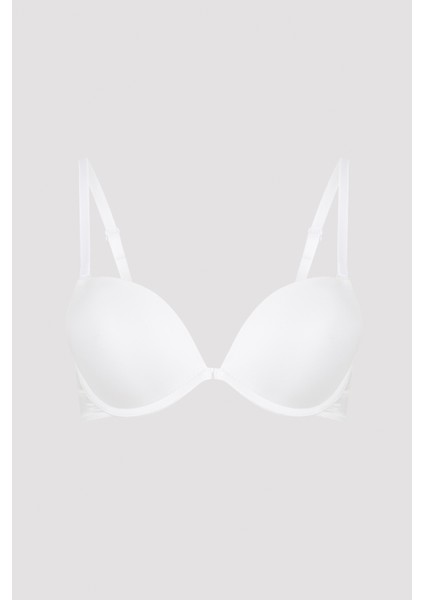 Optik Beyaz Wowbra Push Up Sütyen
