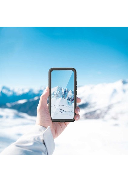 Galaxy S22 Plus Kılıf 1-1 Su Geçirmez Kılıf-Siyah fırsatları