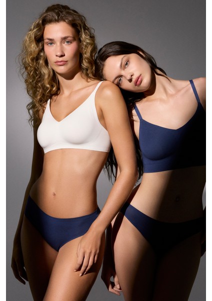 24 Saat İz Bırakmayan Kırık Beyaz Sütyen