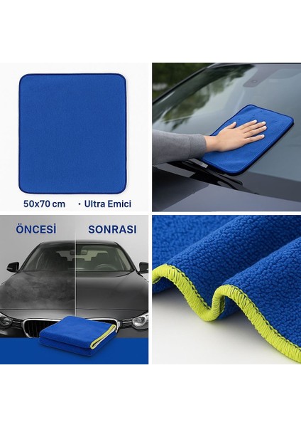 Çok Amaçlı Mavi Mikrofiber Temizlik Bezi modelleri