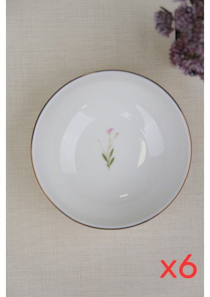 Tabak Evi Porselen Natura Çuha Altın Yaldız Kase 13,50CM 6 Lı fiyatları