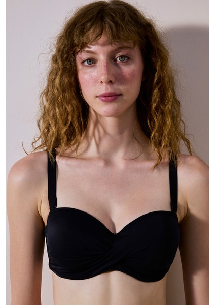 Beauty From Siyah Bikini Üstü