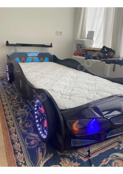 Gt1 - Yataklı & Nevresimli - Bmw - Arabalı Yatak, Siyah indirimleri