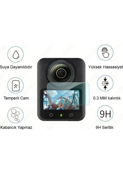 Dji Osmo 360 Temperli Cam Ekran Koruyucu 9h fırsatları