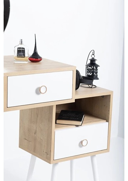 Vera Işıklı Makyaj Masası Aynalı | Makyaj Organizeri | Makyaj Masası Işıklı | Ledli Dokunmatik modelleri