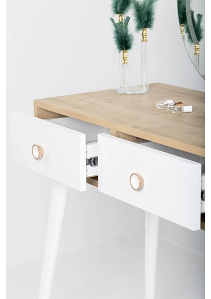 Vera Işıklı Makyaj Masası Aynalı | Makyaj Organizeri | Makyaj Masası Işıklı | Ledli Dokunmatik fırsatları