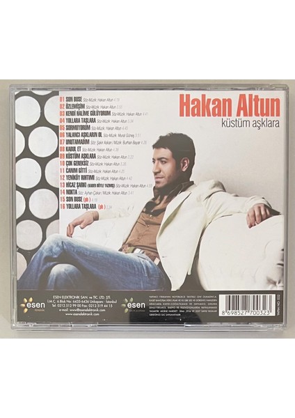 Hakan Altun Küstüm Aşklara CD (Orijnal 2006 Dönem Baskı Cd) fiyatları